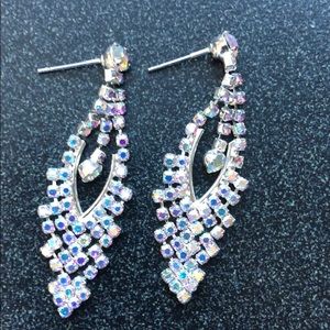 Lot of matching iridescent prom/wedding jewelry